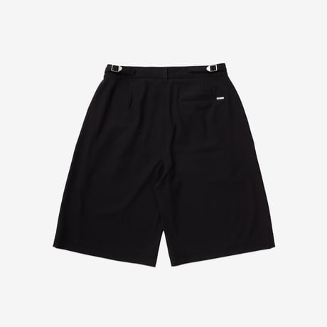 Screen Test /The Triple Pleat Shorts (Black)