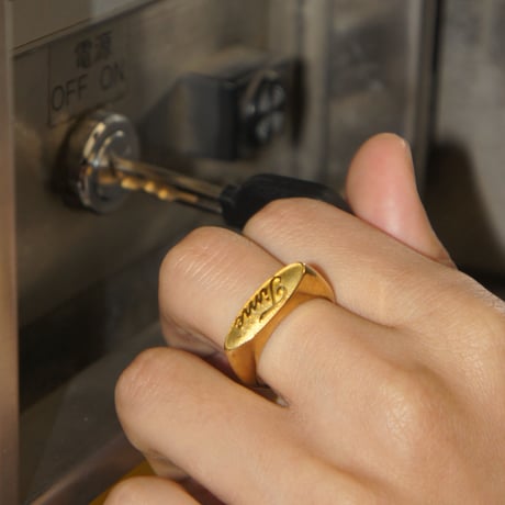 Time For Livin‘ / "MOTOR" LOGO RING (BRASS)