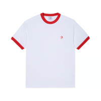 POLAR SKATE CO. / Ringer Tee (White/Red)