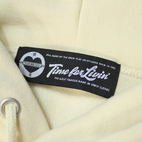 Time For Livin‘ / "1950 CLASSIC LOGO" HOOD SWEAT (NATURAL)