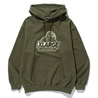 XLARGE | SLANTED OG PULLOVER HOODED SWEATSHIRT(OLIVE)