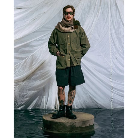 BRAIN DEAD | MILITARY SHIRT JACKET(ARMY)