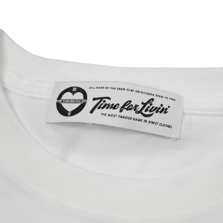 Time For Livin′ / EMB "1950" LOGO S/S TEE (WHITE)