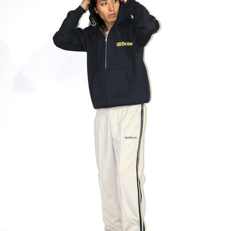 BE-SHARE |Team Emblem TRACK PANT(GRAIGE/ NAVY)