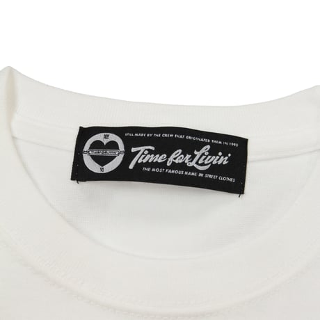 Time For Livin′ / EMB POCKET "1950" LOGO S/S TEE (WHITE)