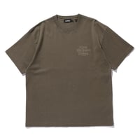 XLARGE | DISCHARGE PRINTED LOGO S/S TEE(BROWN)