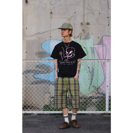 SPECIAL GUEST K.K.| A Smoking Skeleton Tee(Black)