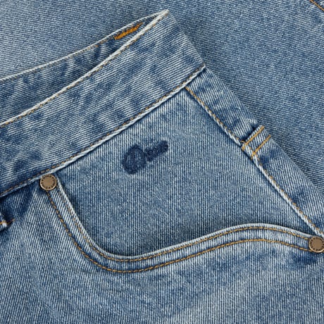 Dime / Baggy Denim Pants (Sandblasted Indigo)