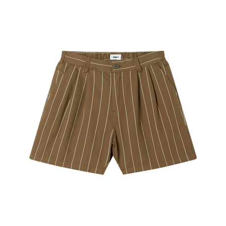 OBEY | FOSTER STRIPE PLEATED SHORT (CANTEEN MULTI)