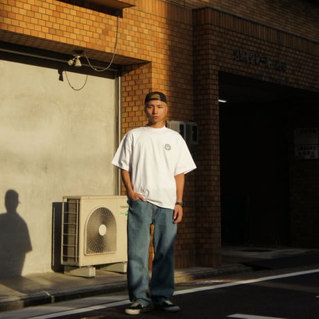Time For Livin′ / Sakae 5 Block S/S TEE (WHITE)