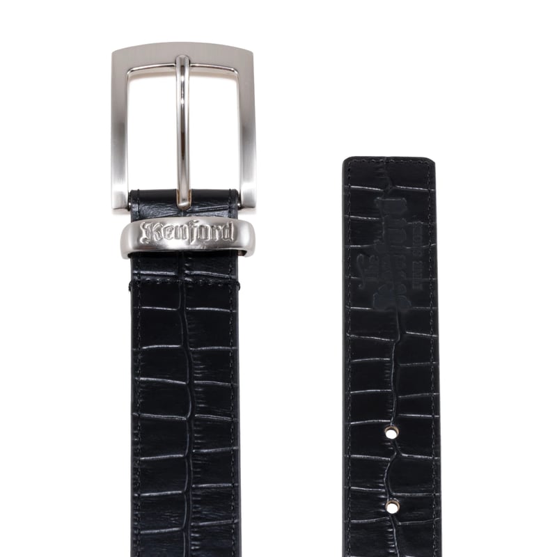 The Kenford Fineshoes |EMBOSSED LEATHER BELT (B