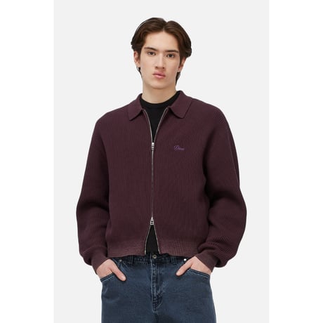 Dime / Double Zip Knit (Wine)