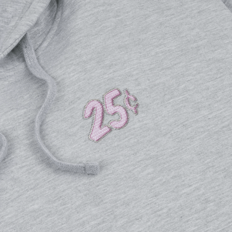 CLASSIC GRIP / CLASSIC GRIP × QUARTER SNACKS BUSS DOWN HOODIE (HEATHER GREY)