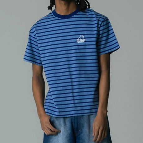 XLARGE | SLANTED OG STRIPE S/S TEE(BLUE)