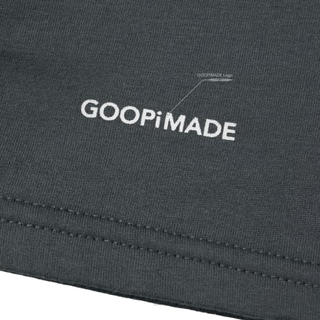 GOOPiMADE |“A-Pax” Experiment Logo Tee(Gray)