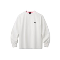 FTC | PIGMENT DYED SMALL LOGO L/S TOP "WHITE" (FTC026SPSH05)