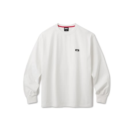 FTC | PIGMENT DYED SMALL LOGO L/S TOP "WHITE" (FTC026SPSH05)