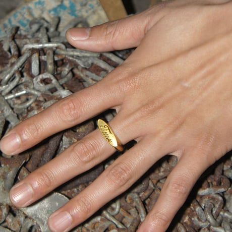 Time For Livin‘ / "MOTOR" LOGO RING (BRASS)