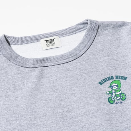 坩堝 (RUTSUBO)|YUMYUM CREW SWEAT ZECS (GRAY)