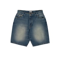 POP TRADING COMPANY / Longer DRS Short (Washed Denim)