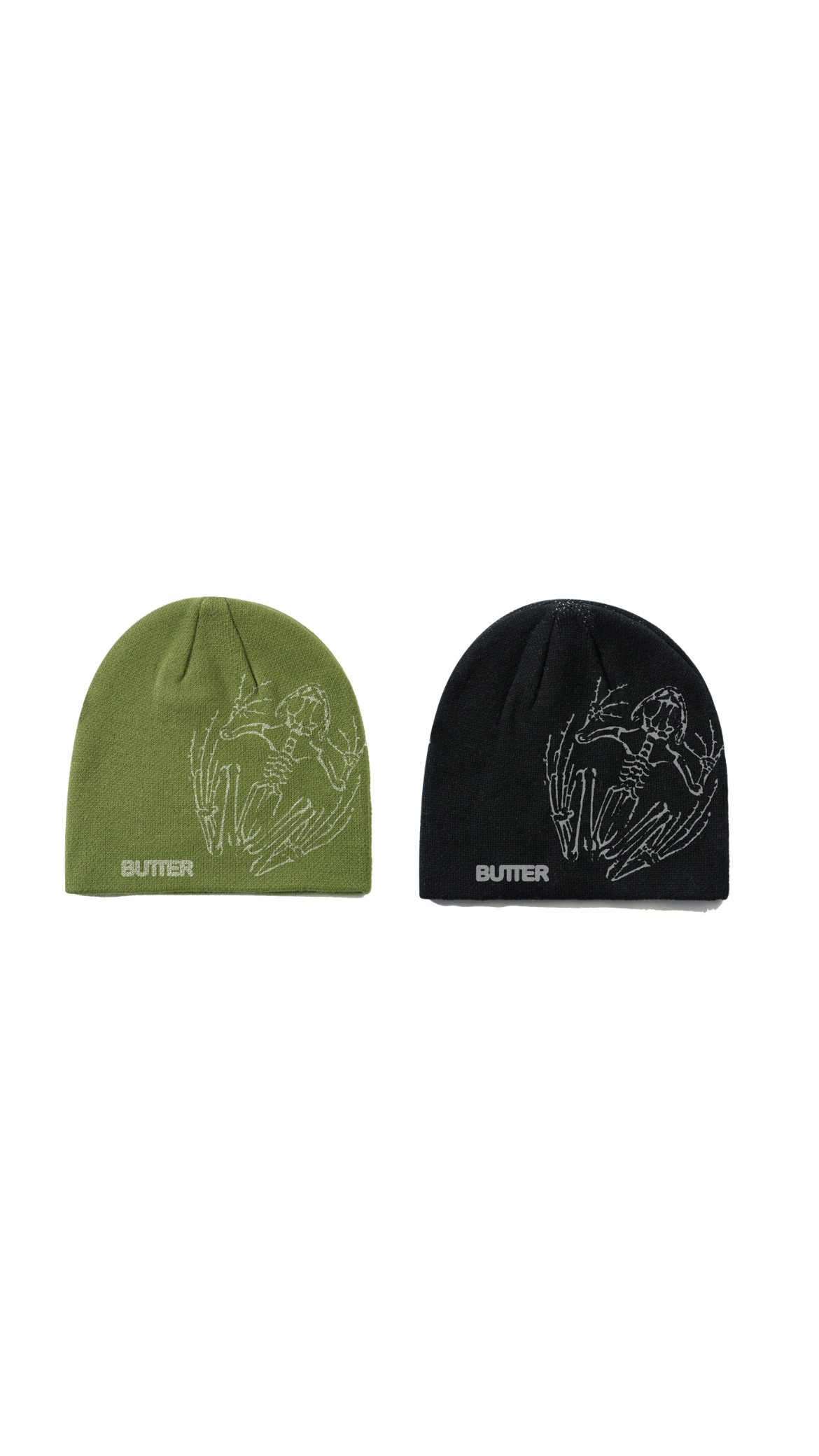 【Butter Goods】バターグッズ Fossil Skully Beanie ビーニー Butter Goods|Fossil Skully Beanie (2color) | T.