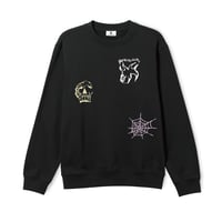 POETIC COLLECTIVE | Three Prints Crewneck (Black)