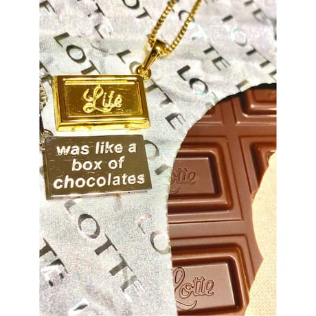 IN-PUT-OUT |Life chocolate Necklace(Silver925/50cm)
