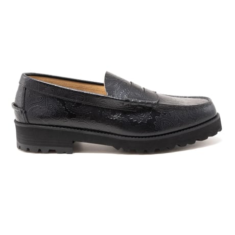 The Kenford Fineshoes |TANK SOLE LOAFERS(BLACK PAISLEY/Man)