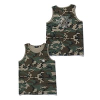 XLARGE | OLD ENGLISH WAFFLE TANK TOP(CAMO)