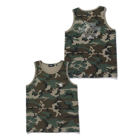 XLARGE | OLD ENGLISH WAFFLE TANK TOP(CAMO)