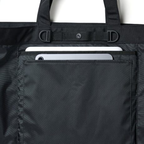 BAICYCLON by bagjack / BCL-67 MULTI POCKETS 2WAY TOTE LARGE-  (BLACK)