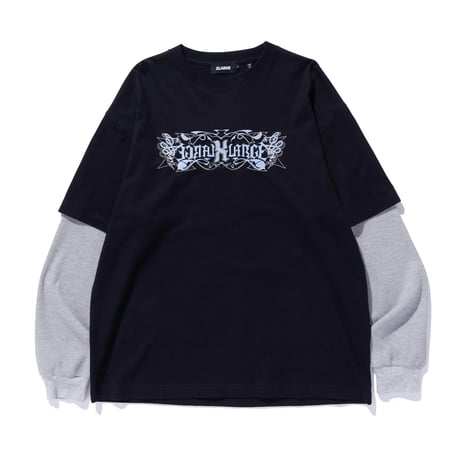 XLARGE | LAYERED L/S TEE (BLACK)