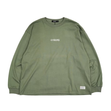 SILAS / LOGO L/S TEE (OLIVE)