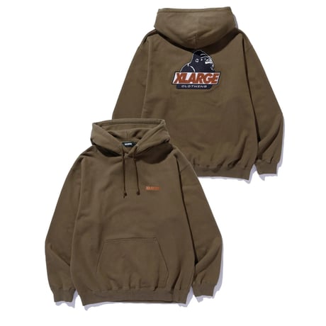 XLARGE | OLD OG HOODED SWEATSHIRT(BROWN)