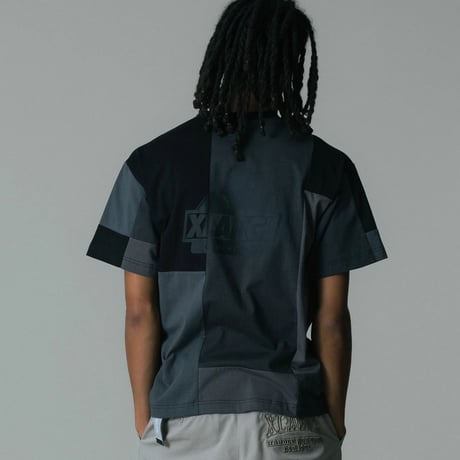 XLARGE | PATCHWORK S/S TEE(BLACK)