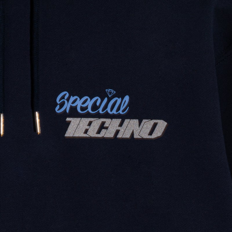 SPECIAL GUEST K.K.|Special TECHNO Hoodie(Navy)