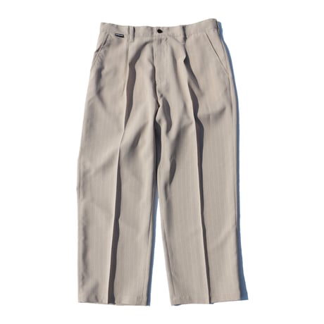 BE-SHARE |Stripe Holiday slacks(BEIGE)