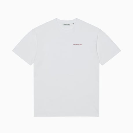 Last Resort AB / Atras Mono S/S Tee ( White/ Brick Red )
