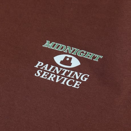 MIDNIGHT PAINTING SERVICE| MPS Logo L/S Tee (Brown)