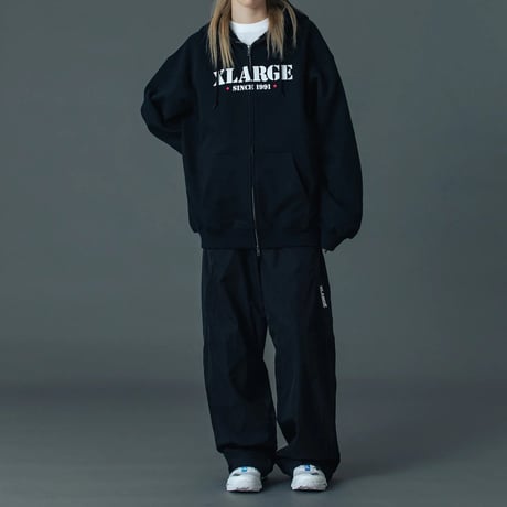 XLARGE | NYLON TRACK PANTS(BLACK)