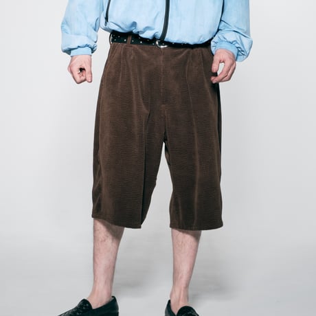 diidii | Natural Dye Corduroy Shorts(Brown)