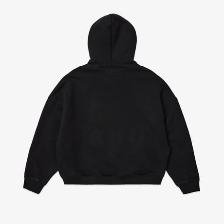 Screen Test /Super-Heavy® Cropped Hoodie (Black)