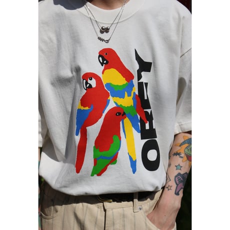 OBEY | OBEY PARROTS (VINTAGE WHITE)