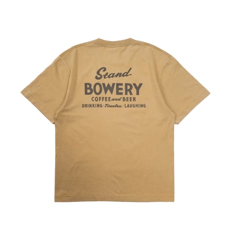 Stand BOWERY / BOWERY STANDARD LOGO TEE (SAND)