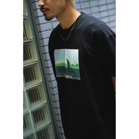 POLAR SKATE CO. / Tee - Beach Walk (Black/Purple)