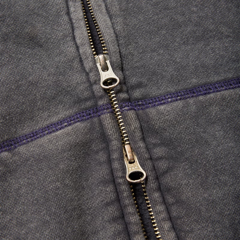 EVISEN SKATEBOARDSゑ®︎ | LOGO ZIP HOODIE(Charcoa