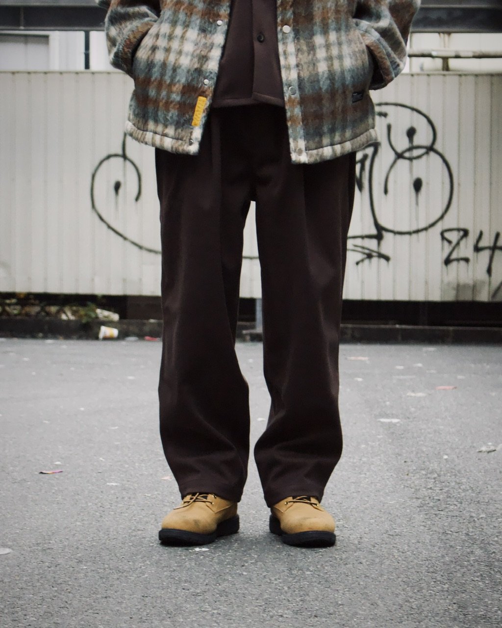 F.A.T. 中綿入りブラウンジャケット F.A.T. |WARMROUSER(BROWN) | T.F.L online.shop