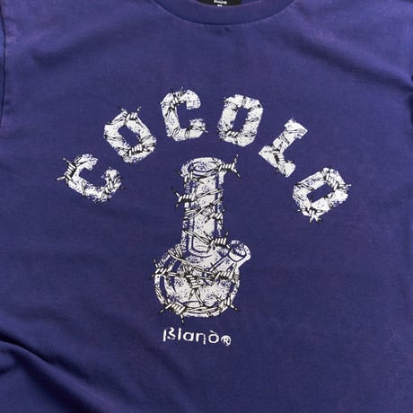 COCOLO BLAND / BARBED WIRE BONG S/S TEE(FADE PURPLE)
