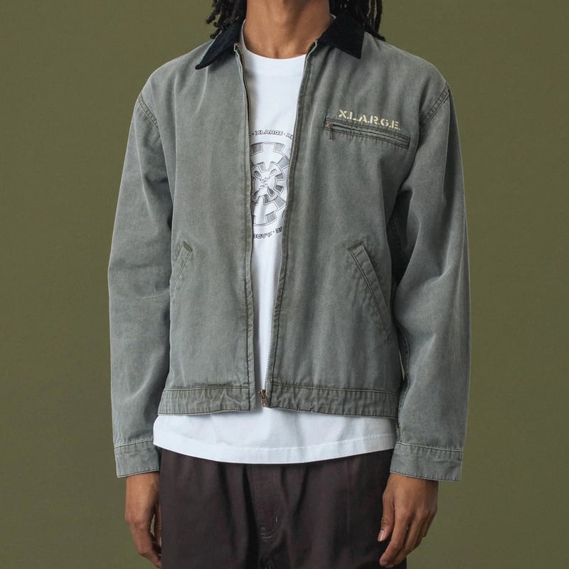 XLARGE Ed Hardy コラボMA-1ジャケット オリーブ色 XLARGE | SKULL WORK JACKET(OLIVE) | T.F.L onlin