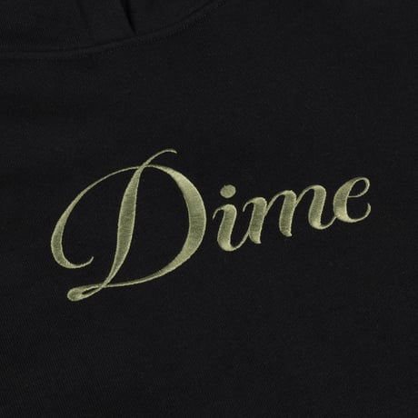 Dime / Cursive Hoodie (Black)